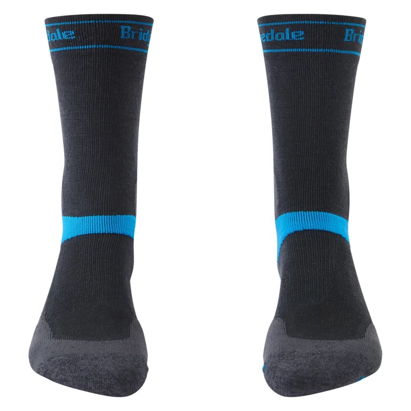 Bridgedale Mid Season Weight T2 Merino Sport MTB Socks Dark Grey-1
